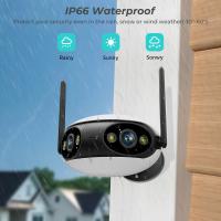 Cámara IP Inteligente WiFi 4K 8MP Panorámica 180° Ángulo De Vista Amplio Exterior CCTV Visión Nocturna Color AI Vigilancia De Video Para El Hogar - details 11