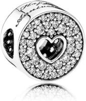 Pandora Mujer de Charm Plata 925 con Circonita Blanco - 791977 CZ, Viene con paquete de Caja De Regno original. - details 2