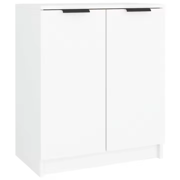 VidaXL Mueble Zapatero de Madera contrachapada Blanco 59x35x70 cm - 1