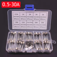 Kit De Fusibles De Vidrio Para Coche 100/72pcs Tamaños 0.2-20A 0.5-30A Para Luces Aire Acondicionado Aspiradora Herramienta Esencial Para Automóviles - details 0