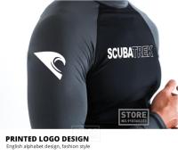 Camiseta De Natación Para Hombres Con Protección UV Ropa De Playa Guardia Contra Picaduras Manga Larga Deportes Acuáticos Camiseta De Surf - details 9