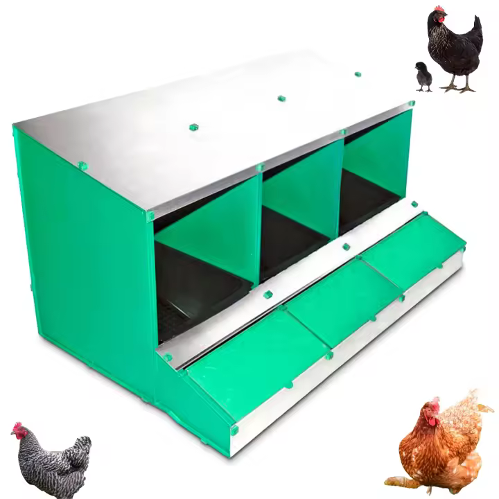 IKLOB® Store: Ponedero de gallinas,  ponedero huevos gallinas, Nido gallinas con 3 Huecos , ideal 12/15 gallinas  y Cesta más Amplia para gallinas grandes y de todo tipo. nido huevos de gallina duradero para exterior - 1