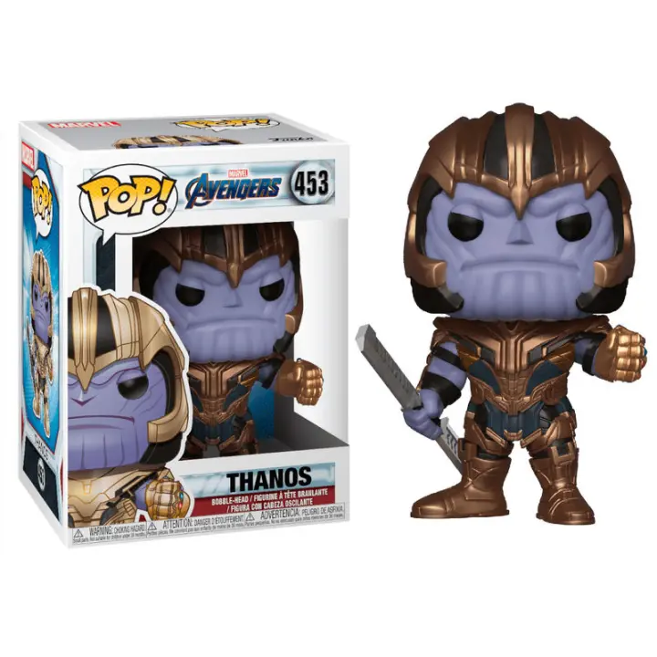 Figura Funko Pop Marvel Avengers Endgame Thanos-Figura de Vinilo Coleccionable - Idea de Regalo- Mercancia Oficial - Juguetes para Niños y Adultos - Movies Fans - Muñeco para Coleccionistas y Exposición - 1