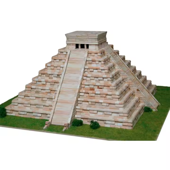 AEDES - TEMPLO DE KUKULCAN - CHICHEN ITZA - KIT DE CONSTRUCCION DE PIEZAS DE CERAMICA - 1