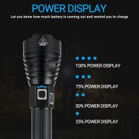 Linterna Táctica Recargable USB Super Brillante XHP90 Con Zoom Ajustable Lúmenes Altos Torcha Para Camping Y Búsqueda Resistente Al Choque Y Agua - details 3