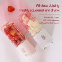 Blanqueadora Portátil Recargable USB 500ML Mezclador De Frutas Frescas 6 Hojas Taza De Batido Eléctrica Batidora De Smoothies Con Hielo - details 0