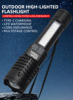 Linterna De Emergencia Super Brillante LED Recargable Portátil Torcha Ultra Potente Para Camping Y Uso Exterior - details 0