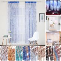 Cord Curtains Door Mosquito Curtain, Elegant Divider Tassel Curtain for Home Decor, Divider Curtain for Doors and Windows(100x200cm) - details 0