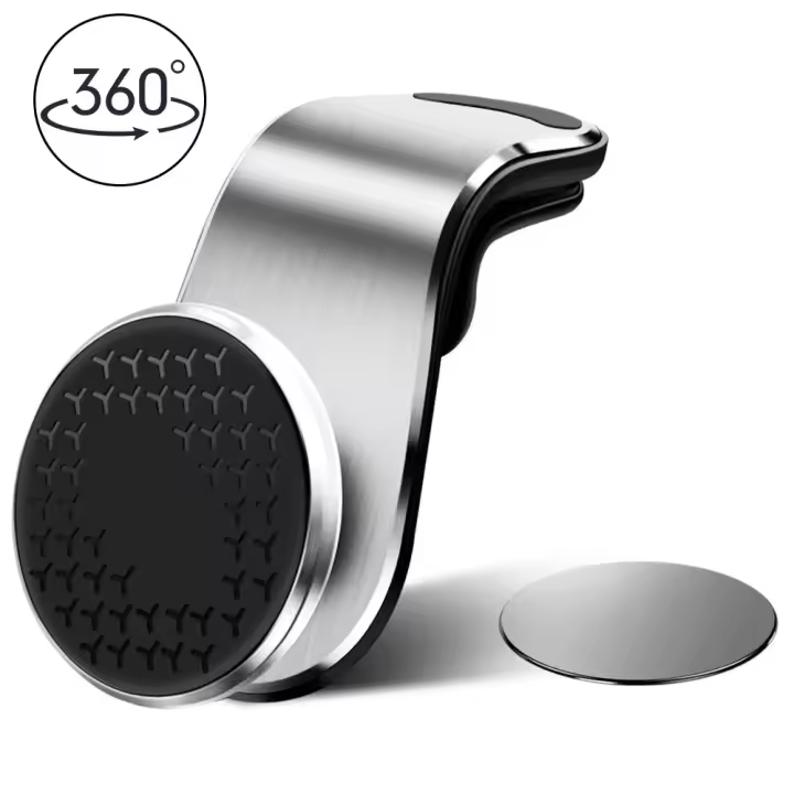 Soporte De Teléfono Móvil Magnético Para Coche Montaje En Ventilador Compatible Con iPhone Samsung Xiaomi Soporte Universal Para GPS - 1