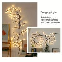 1PC Luces De Ramas De Árbol Con 96 LEDs USB 8 Modos Colores Para Decoración De Bodas Dormitorio Lámpara De Cadena Colorida - details 3