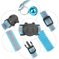 Reflective cat collar with bell, set of 12, Breakaway Cat Co - details 3