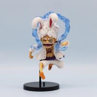 Set De 6 Figuras De Acción One Piece Anime Q Version GEAR5 Sun God Nika Luffy PVC Decoración De Habitación Colección De Muñecos Juguetes Para Adultos - details 5