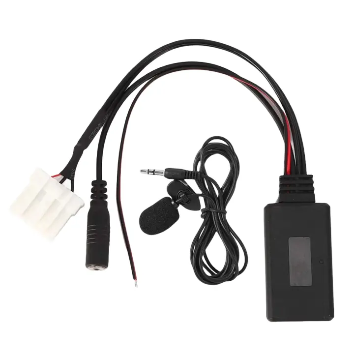 Adaptador Bluetooth Para Coche Con Microfono Y AUX Radio Estéreo Manos Libres Para Mazda 2 3 5 6 MX5 RX8 CX7 2006 2007 5-12V - 1