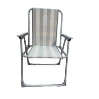 ARISE SHOP-Sillas de playa plegables a rayas azul y blanco ,silla de playa piscina camping.55x56x80cm - details 4