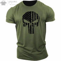 Camiseta De Hombre Con Estampado 3D Militar Y Patriótico Estilo O-Neck T-Shirt Sobredimensionada Camiseta Corta Deporte Ropa Top - details 14