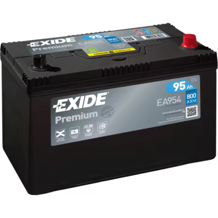 Batería de coche Exide EA954 Premium. 12V - 95Ah/800A (EN) Caja D31 - 1