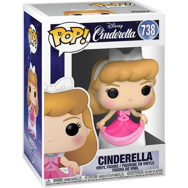 Funko Pop! Disney - Cinderella In Pink Dress - Figura de Vinilo Coleccionable - Idea de Regalo- Mercancia Oficial - Juguetes para Niños y Adultos - Movies Fans - MR POPYE - 1