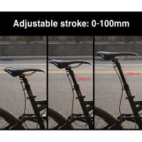 Poste De Silla De Bicicleta De Montaña Ajustable Con Control Remoto 27.2mm Accesorio De Bicicleta Con Suspensión - details 1