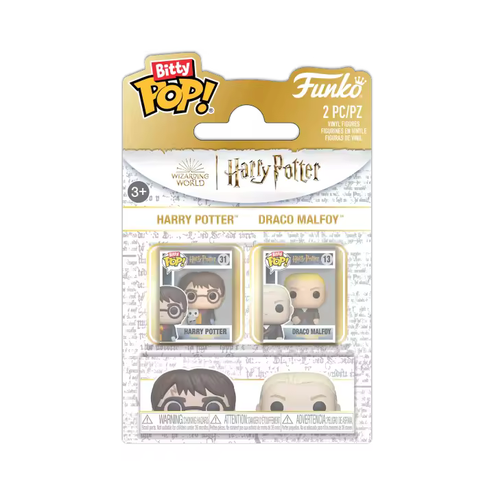 Funko Bitty Pop Pack x 2 Unidades Harry Potter Harry Potter y Draco Malfoy Figura Coleccionable - 1