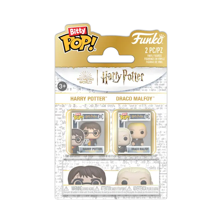 Funko Bitty Pop Pack x 2 Unidades Harry Potter Harry Potter y Draco Malfoy Figura Coleccionable - 1