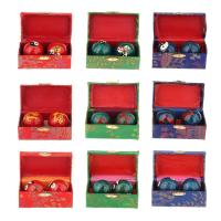 2Pcs Balones De Masaje Para Manos Con Caja De Almacenamiento Fitness Duraderos Juguete De Ejercicio Chino Para Niños Y Ancianos - details 0