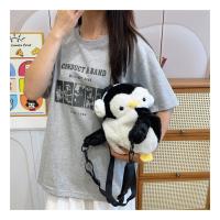 Mochila De Peluche Pingüino Kawaii Para Mujer Bolsa De Hombro Con Estilo Oveja Bolsa De Teléfono Móvil Y Monedas - details 22