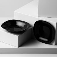 STARLEY-Vajilla Cuadrada Carine Neo Black 12 Piezas Vidrio Negro - details 4