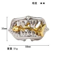 Juguete De Desafío Inteligente De Metal Para Niños Y Adultos Juego De Lógica Y Razón Divertido Regalo Para La Mente - details 11