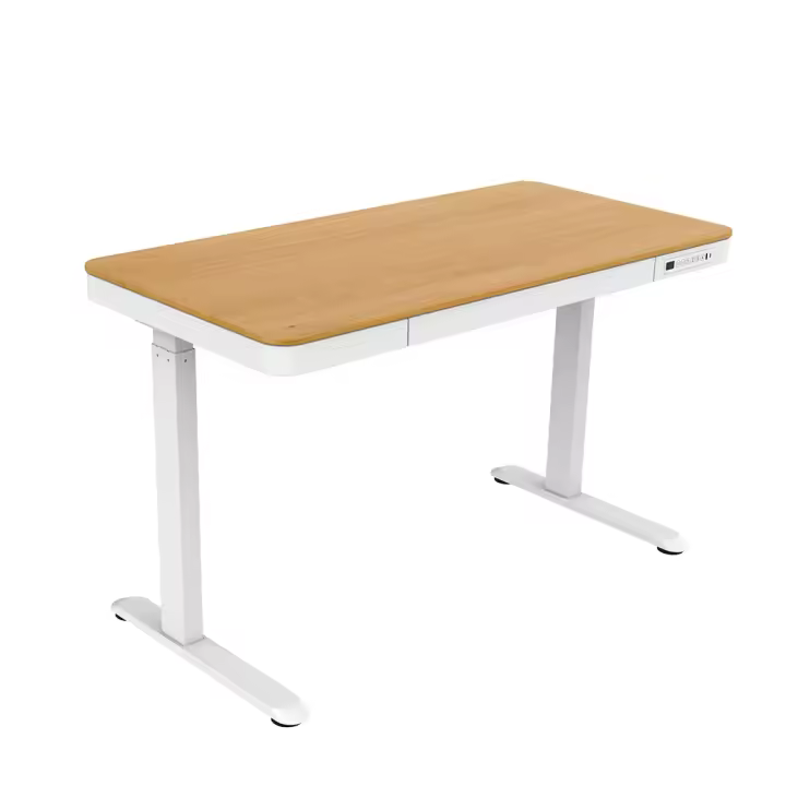 Tuckano escritorio eléctrico regulable en altura et119w-c blanco/roble - 1