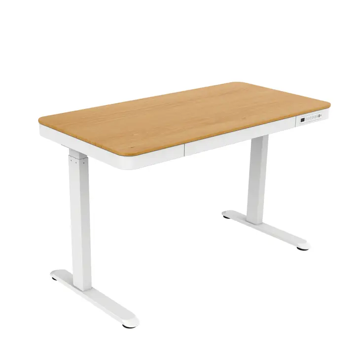 Tuckano escritorio eléctrico regulable en altura et119w-c blanco/roble - 1