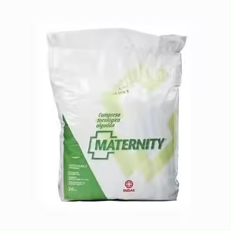INDAS MATERNITY COMPRESAS ALGODON 20 U AH3 - 1