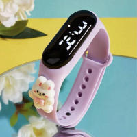 Reloj De Pulsera Digital LED Para Niños Y Estudiantes Resistente Al Agua Con Pantalla Táctil Estilo Casual Y Moda - details 6