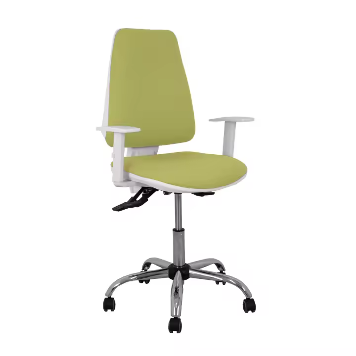 Silla de Oficina Elche P&C 2B5CRRP Oliva - Estructura PVC - 1
