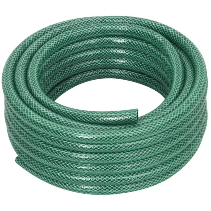 Manguera de jardín de PVC verde de 0,6" y 20 m, flexible y duradera, perfecta para el mantenimiento del jardín - 1