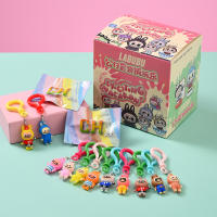 32pcs Labubu Family Llavero De Muñeco De Acción Para Niñas Juguetes De Anime Periferia Regalos Para Navidad Y Fiestas - details 5