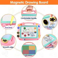Tablero De Dibujo Magnético Para Niños Con Bolas Y Lápiz Juguete Educativo Montessori Regalo Tablero De Borrado Grande - details 4