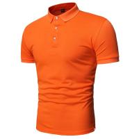 Camisa Polo De Algodón Para Hombre Manga Corta Estilo Casual Moda Verano Colores Contrastantes Camisetas Top Para Diario - details 2