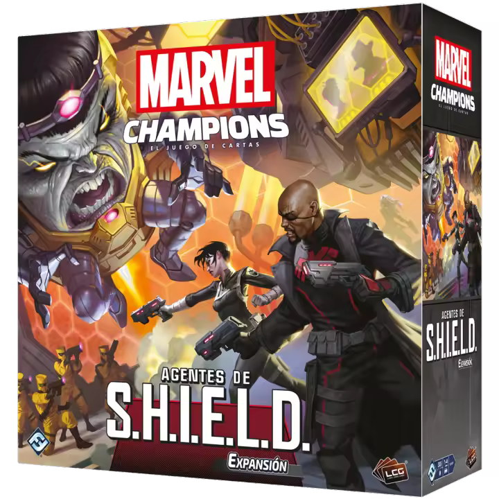 Agentes de S.H.I.E.L.D. Expansión para el juego Marvel Champions en Español. Asmodee - 1