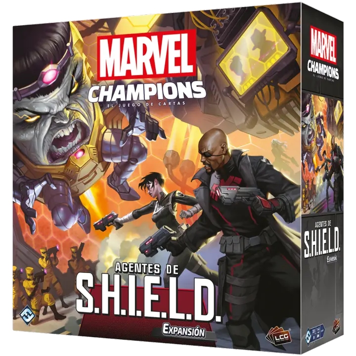 Agentes de S.H.I.E.L.D. Expansión para el juego Marvel Champions en Español. Asmodee - 1