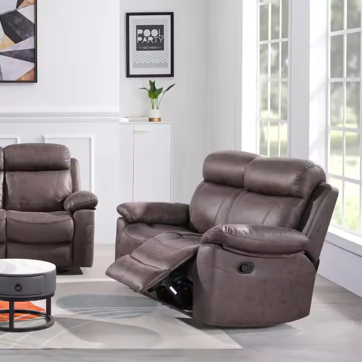 Sofá relax Memphis Deluxe 2 plazas apertura manual 102x164x96 cm - 1