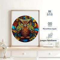 Puzzle De Madera Personalizado En Forma De Erizo Juego Educativo Para Adultos Y Niños Regalo Inteligente Y Divertido - details 1