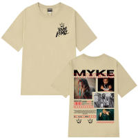 Camiseta Gráfica Rapper Myke Towers Para Hombres Y Mujeres Moda Hip Hop Sobredimensionada Algodón Transpirable Y Ligera Camiseta De Calle Casual Para Todas Las Estaciones - details 7