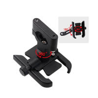 Soporte De Teléfono Móvil Para Motocicleta Y Bicicleta Espejo Retrovisor Manillar Compatible Con Xiaomi iPhone Navegación Bracket De Aluminio - details 5
