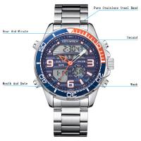 Reloj De Pulsera Para Hombre KAT-WACH De Cuarzo De Alta Calidad Resistente Al Agua Con Calendario Completo Y Alarma Reloj De Pulsera Original De Moda Casual - details 1