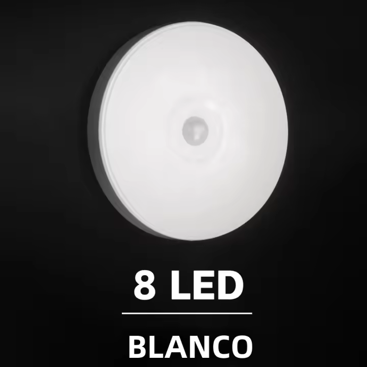 Lámpara Nocturna LED Inalámbrica Con Sensor De Movimiento Recargable USB Para Armarios Escaleras Estantes Y Cocina Con Interruptor - 1
