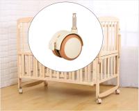 4Pcs 2'' Rodillos Giratorios Para Muebles Cuna Con Freno Ruedas De Nylon Soporte De Pie De Muebles Para Sillas Cama Bebé Carroleta - details 2