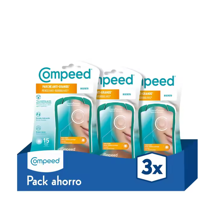 COMPEED Anti-granos discreto 15 uds - pack x3 - 1