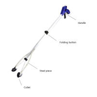 Extensor De Agarraduras Plegable Herramienta De Mano Portátil Para Llevar Basura Pinza De Garbage Reacher Picker De Collapsible - details 8