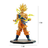 Figura De Acción Anime 18CM Dragon Ball Z Super Saiyan Son Goku Muñeco Coleccionable Juguete Para Niños Y Adultos - details 0