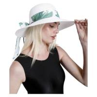 Kebedo Moda Sombrero de Paja para Mujer, De ala Ancha Sombrero de playa con Banda Floral, Cinta decorativa, Transpirable, Ligero, Elegante y cómodo Grande, Pamela de Verano, Viaje, Piscina, para el Sol, Talla Única Ajustable 56-57cm - details 0
